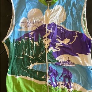Colorful Lake Tahoe Cycling Vest